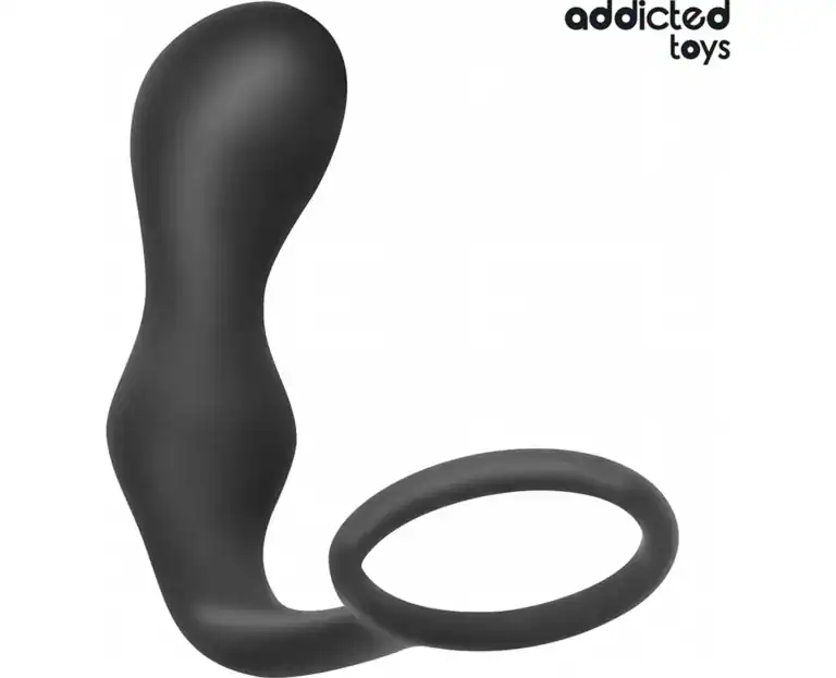 ADDICTED TOYS ANAL PLUG WITH RING SILICONE MODEL 31