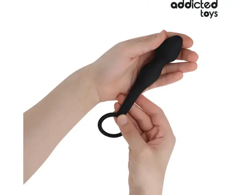 ADDICTED TOYS ANAL PLUG WITH RING SILICONE MODEL 32