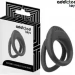 ADDICTED TOYS DOUBLE TEXTURED PENIS RING