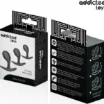ADDICTED TOYS SET OF 3 ANAL PLUG SILICONE MODEL 34