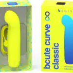 B SWISH BCUTE CURVE INFINITE CLASSIC RECHARGEABLE SILICONE VIBRATOR YELLOW