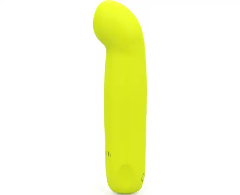 B SWISH BCUTE CURVE INFINITE CLASSIC RECHARGEABLE SILICONE VIBRATOR YELLOW1