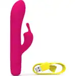B SWISH BWILD BUNNY INFINITE CLASSIC RECHARGEABLE VIBRATOR PINK SILICONE1