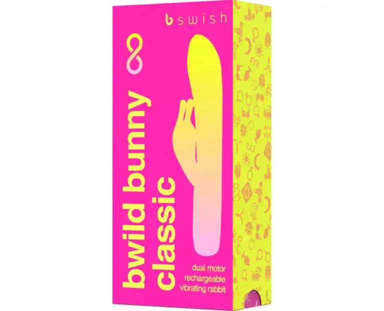 B SWISH BWILD BUNNY INFINITE CLASSIC RECHARGEABLE VIBRATOR PINK SILICONE2