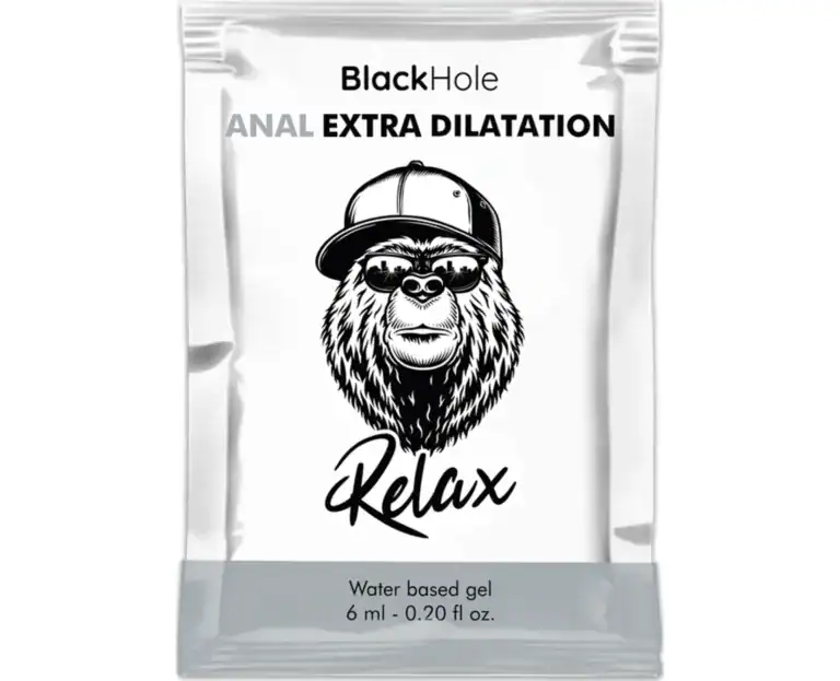 Lubrifiant anal pe bază de apă monodoza Black Hole Anal Relax