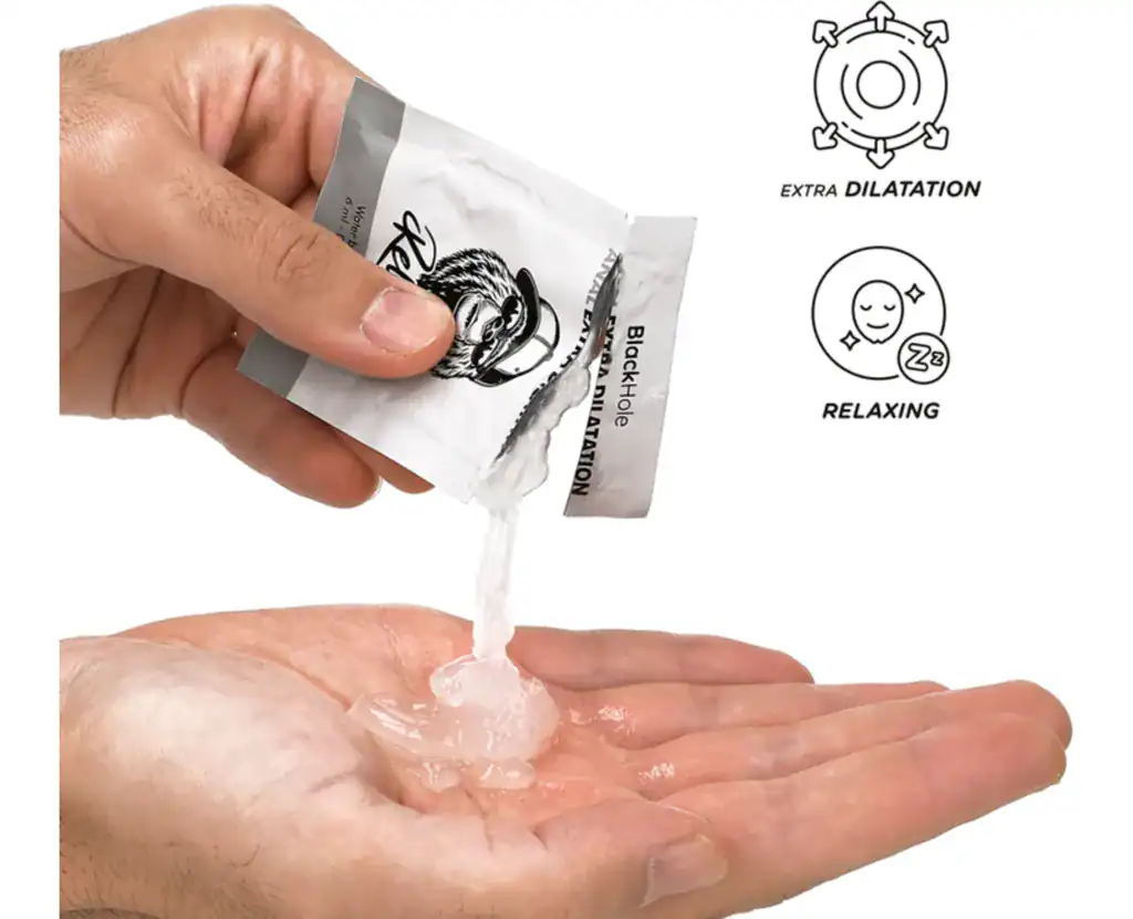 BLACK HOLE WATER BASED GEL EXTRA DILATATION 6 ML SINGLE DOSE1