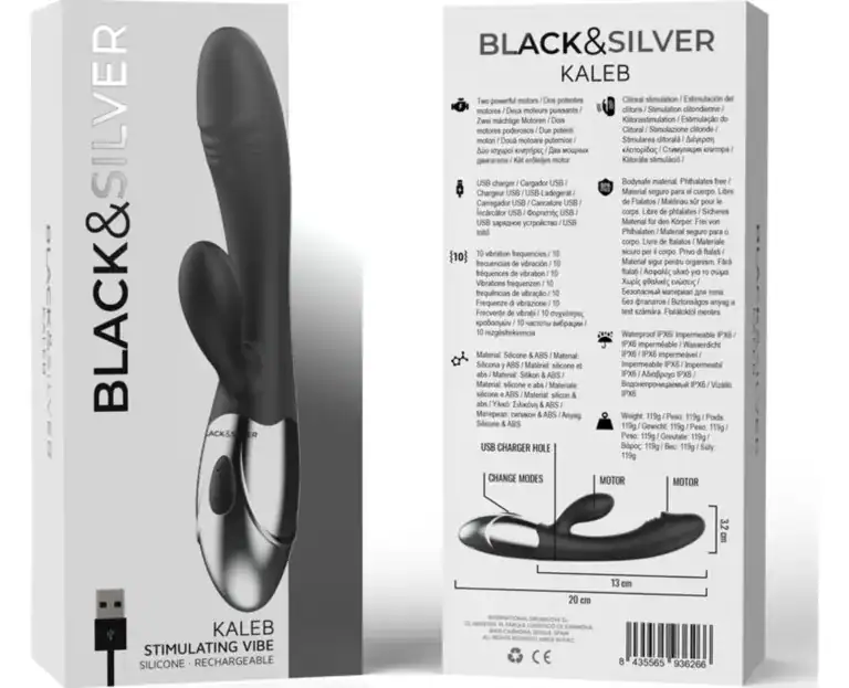 BLACKSILVER KALEB STIMULATING VIBE3