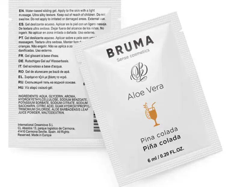 BRUMA ALOE VERA SLIDING GEL PINA COLADA FLAVOR 6 ML1
