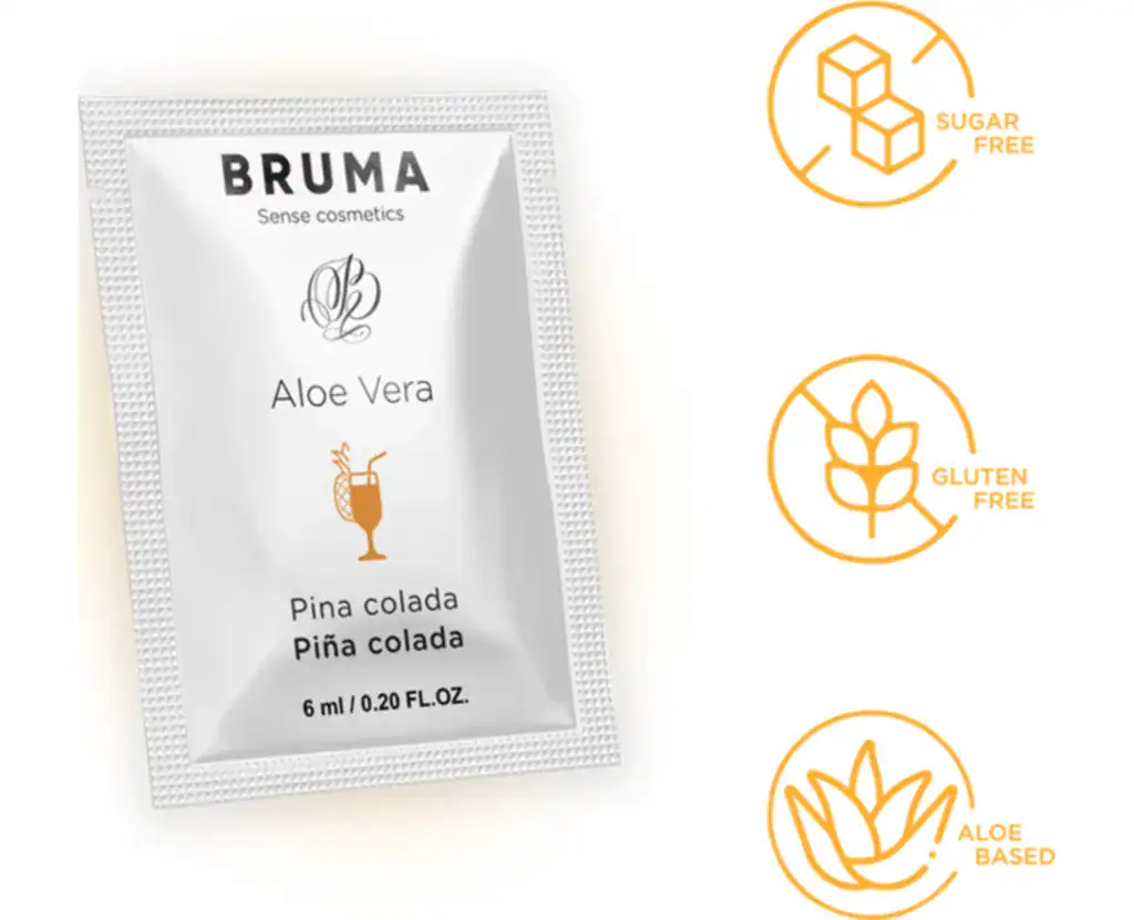 BRUMA ALOE VERA SLIDING GEL PINA COLADA FLAVOR 6 ML2