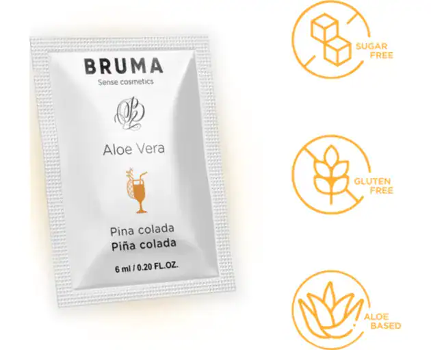 BRUMA ALOE VERA SLIDING GEL PINA COLADA FLAVOR 6 ML2