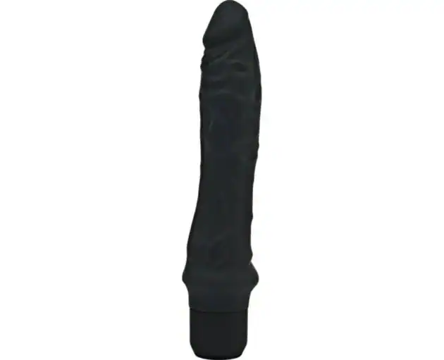 GET REAL CLASSIC LARGE BLACK VIBRATOR1