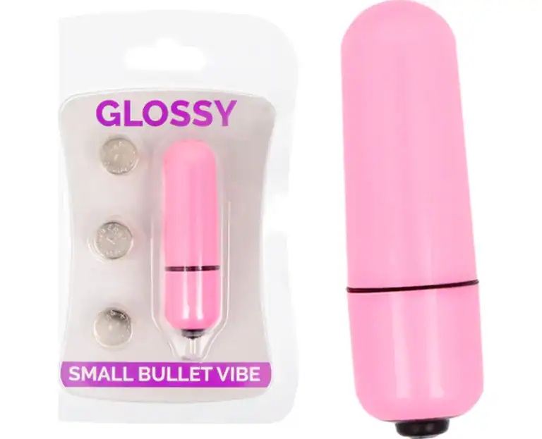 GLOSSY SMALL BULLET VIBE DEEP ROSE
