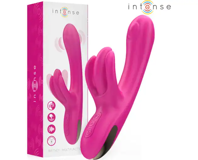 INTENSE BRITNEY MULTIFUNCTION RABBIT VIBRATOR 23 CM PINK