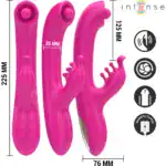 INTENSE CHRISTINA MULTIFUNCTION RABBIT VIBRATOR 22.5 CM PINK1