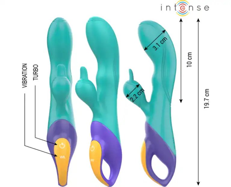 INTENSE FRED RABBIT VIBRATOR BLUE1