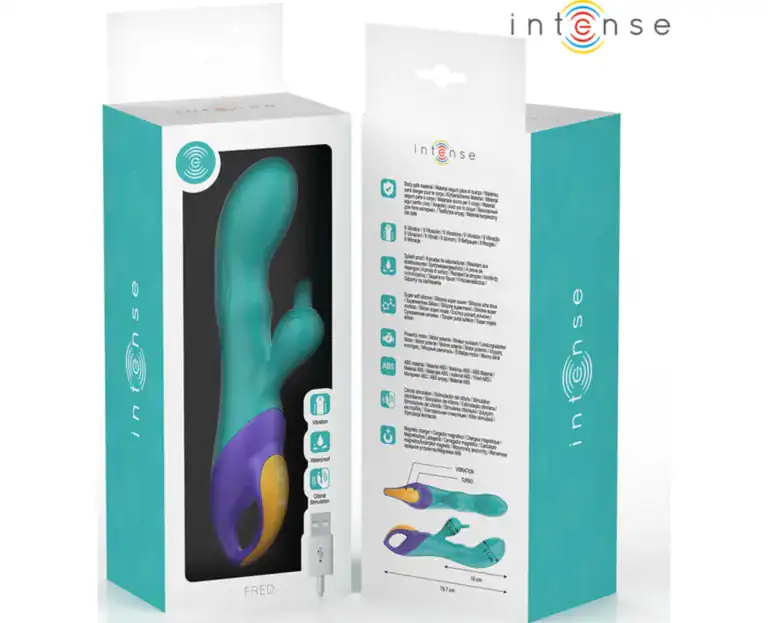 INTENSE FRED RABBIT VIBRATOR BLUE3