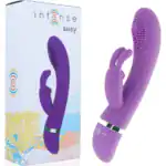 INTENSE SUSY SILICONE RABBIT LILAC OSCILLATING VIBRATOR