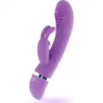 INTENSE SUSY SILICONE RABBIT LILAC OSCILLATING VIBRATOR1
