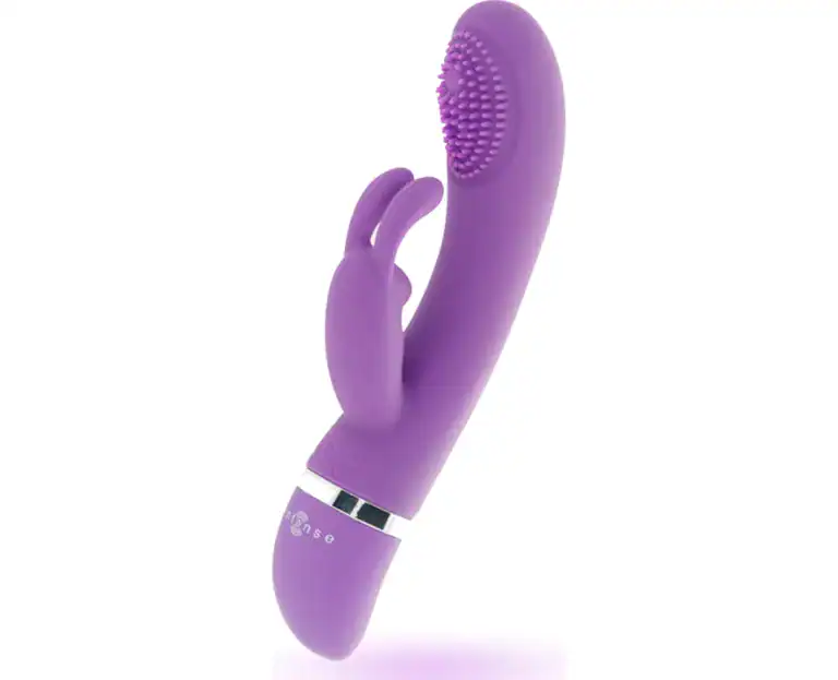 INTENSE SUSY SILICONE RABBIT LILAC OSCILLATING VIBRATOR1