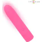 INTENSE SYMONE USB RECHARGEABLE VIBRATING BULLET 8 VIBRATIONS PINK 10 X 2.2 CM1