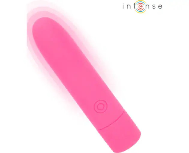 INTENSE SYMONE USB RECHARGEABLE VIBRATING BULLET 8 VIBRATIONS PINK 10 X 2.2 CM1