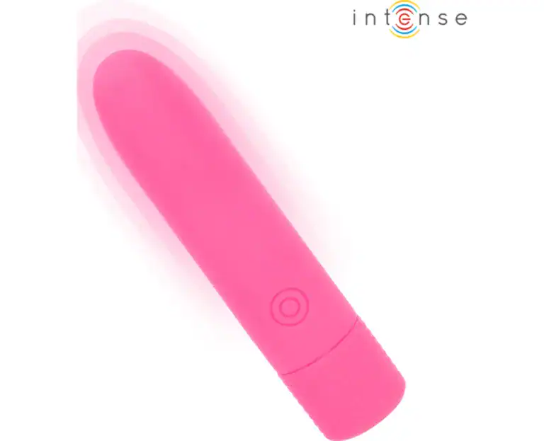 INTENSE SYMONE USB RECHARGEABLE VIBRATING BULLET 8 VIBRATIONS PINK 10 X 2.2 CM1