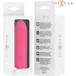 INTENSE SYMONE USB RECHARGEABLE VIBRATING BULLET 8 VIBRATIONS PINK 10 X 2.2 CM4