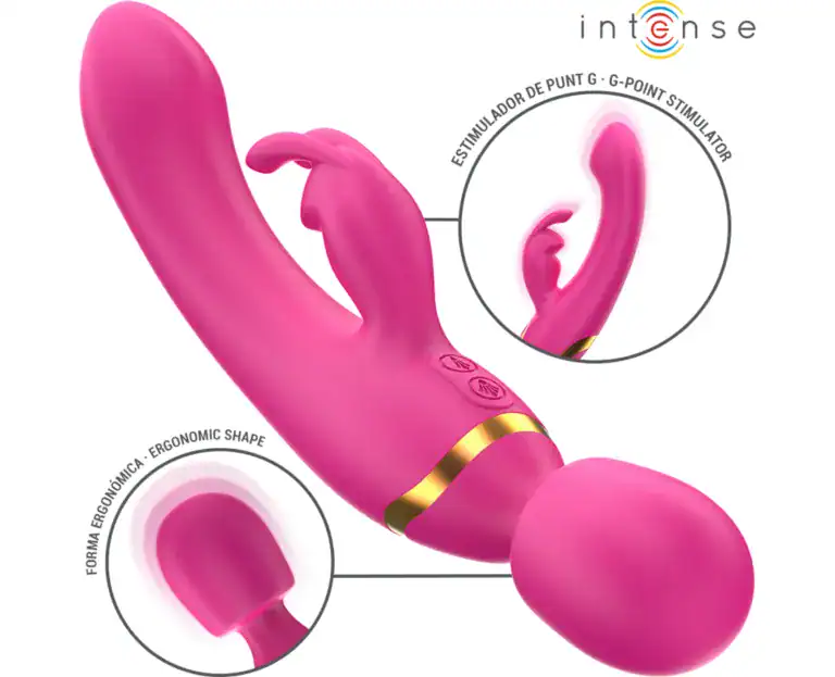 INTENSE WINONA DOUBLE VIBRATOR RABBIT WAND1