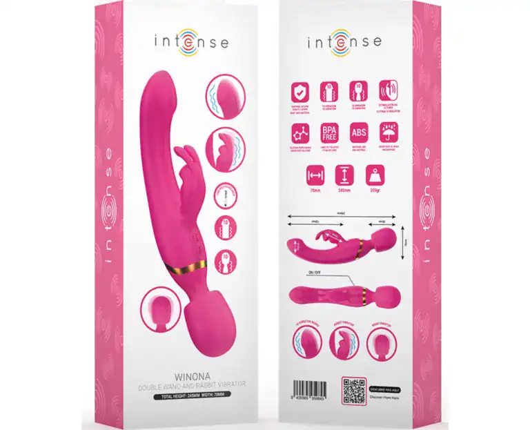 INTENSE WINONA DOUBLE VIBRATOR RABBIT WAND2
