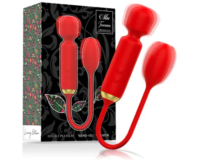 MIA TOSCANA DOUBLE PLEASURE WAND VIBRATING EGG