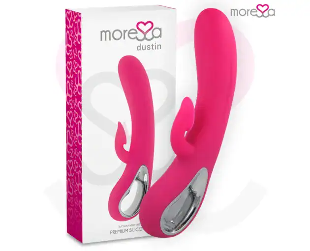 MORESSA DUSTIN CLITORAL SUCTION AND POWERFUL VIBRATION PREMIUM SILICONE RECHARGEABLE