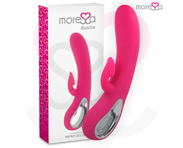 MORESSA DUSTIN CLITORAL SUCTION AND POWERFUL VIBRATION PREMIUM SILICONE RECHARGEABLE