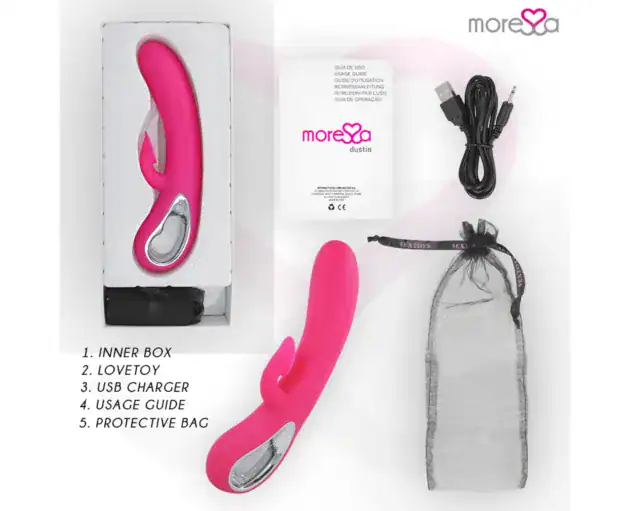 MORESSA DUSTIN CLITORAL SUCTION AND POWERFUL VIBRATION PREMIUM SILICONE RECHARGEABLE5