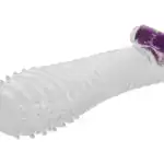 OHMAMA TEXTURED PENIS SHEATH WITH VIBRATING BULLET