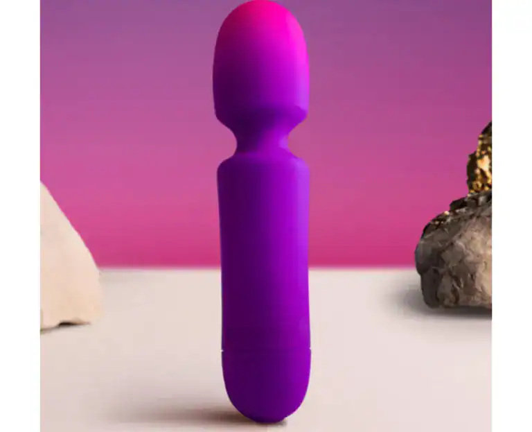 ROCKS OFF GLO GIRL VIBRATOR WAND MINI PURPLE1