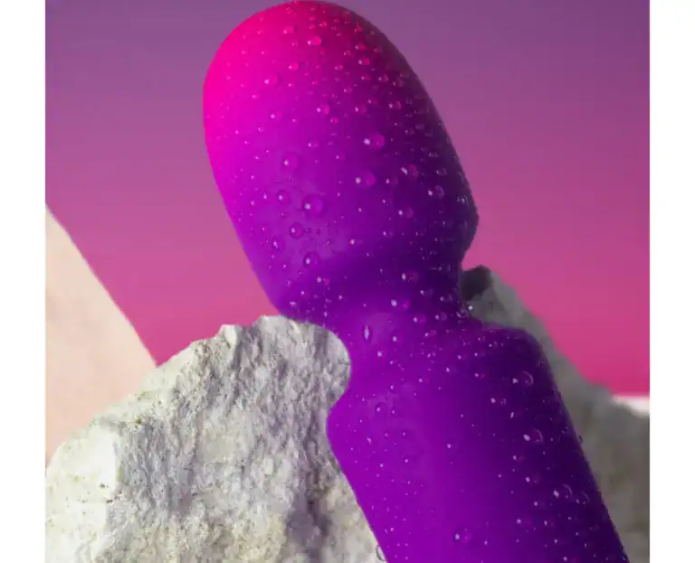 ROCKS OFF GLO GIRL VIBRATOR WAND MINI PURPLE2