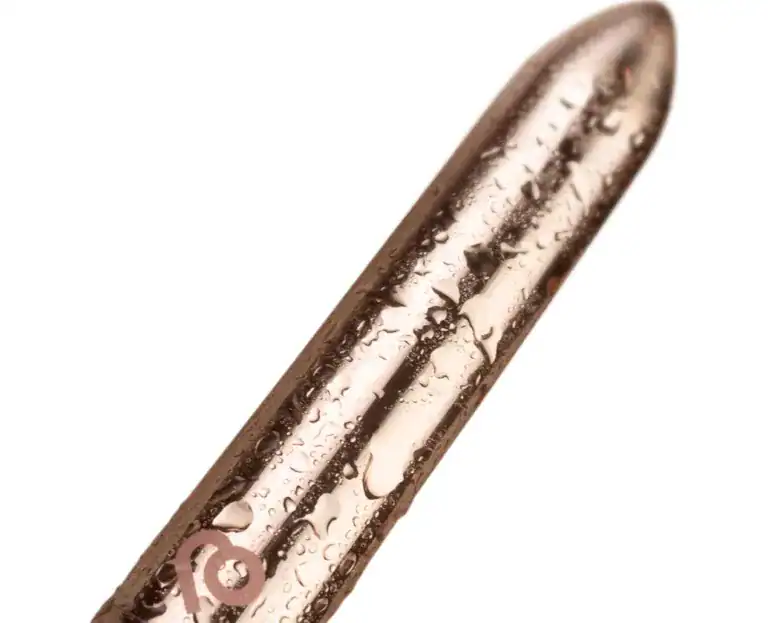 ROCKS OFF RECHARGEABLE VIBRATING BULLET GOLDEN ROSE2