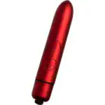 ROCKS OFF RO 90 SCARLET VELVET VIBRATING BULLET RED