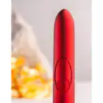 ROCKS OFF RO 90 SCARLET VELVET VIBRATING BULLET RED1