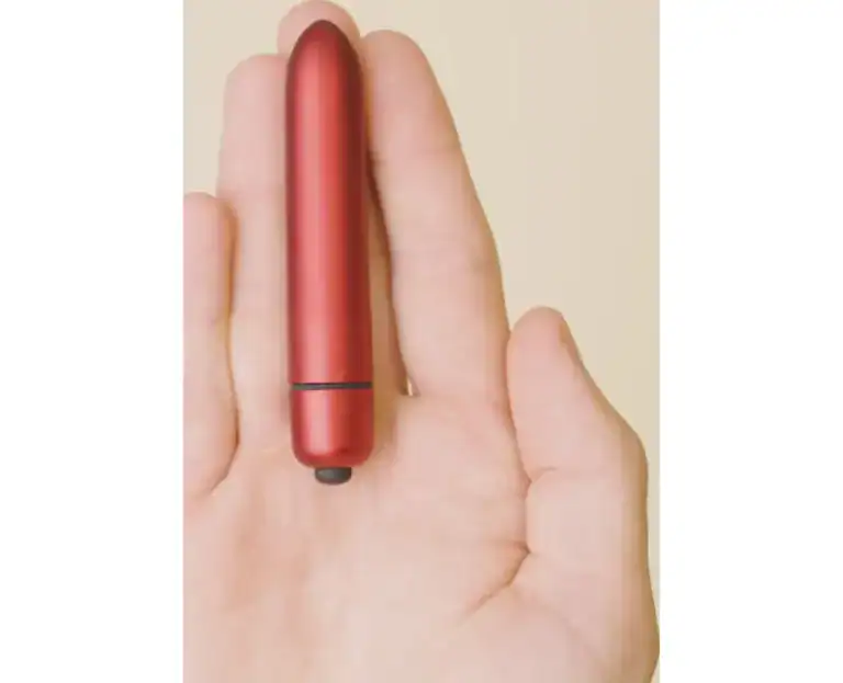 ROCKS OFF RO 90 SCARLET VELVET VIBRATING BULLET RED3