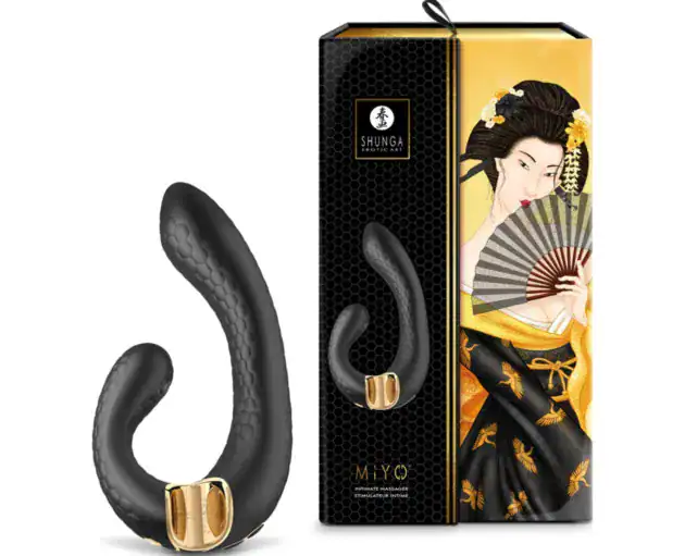 SHUNGA MIYO INTIMATE MASSAGER BLACK