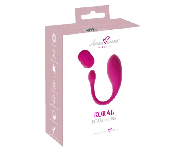 Vibrator Bilă cu Telecomandă – Koral RC Love Ball