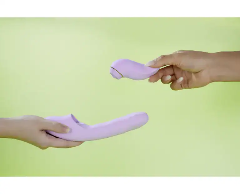 Vibrator 2 în 1 - Duo Glow - Svakom Sexshop Online