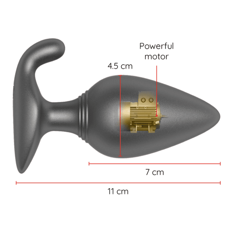 Dop anal vibrator „Rio”, control prin aplicație „Oninder”1