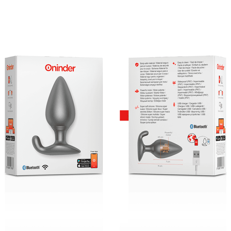 Dop anal vibrator „Rio”, control prin aplicație „Oninder”3