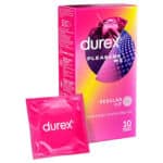 Durex Pleasure Me – Prezervative cu Nervuri și Puncte (pachet de 10)
