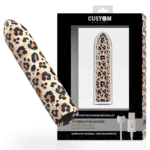 Glonț vibrator „Leopard” cu 10 niveluri de intensitate și sistem magnetic