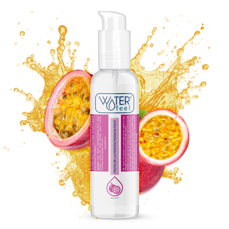 Lubrifiant pe bază de apă cu aromă de fructul pasiunii „Waterfeel”, 175 ml