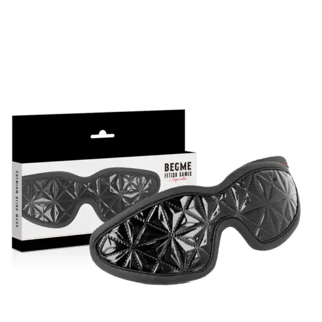 Mască pentru Ochi BEGME Black Edition – Premium, cu Căptușeală din Neopren