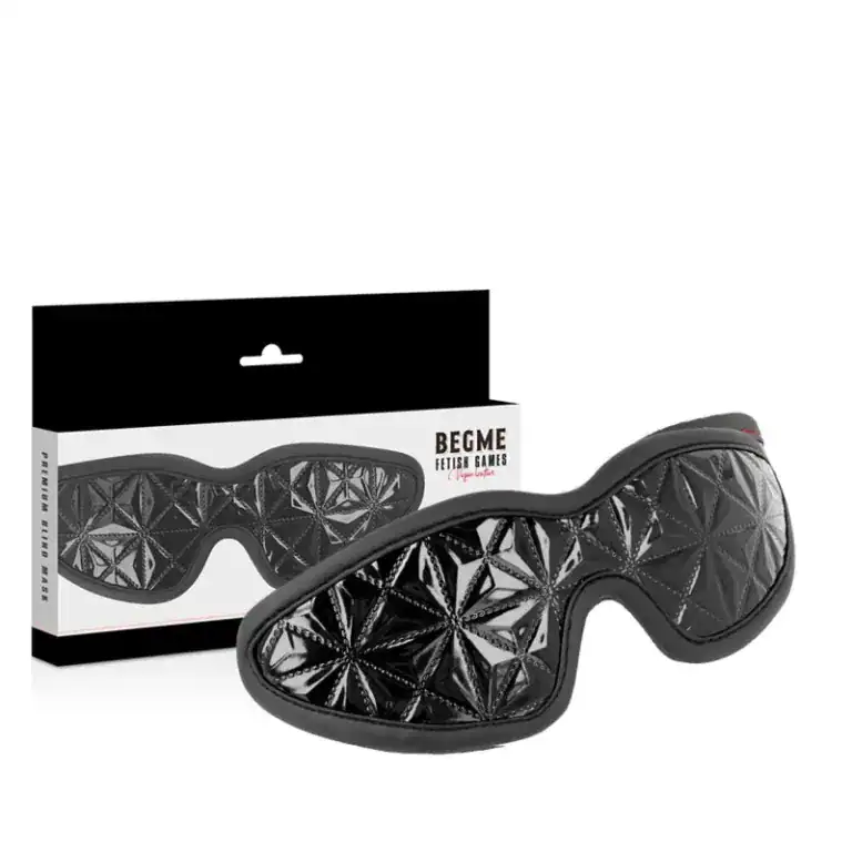 Mască pentru Ochi BEGME Black Edition – Premium, cu Căptușeală din Neopren